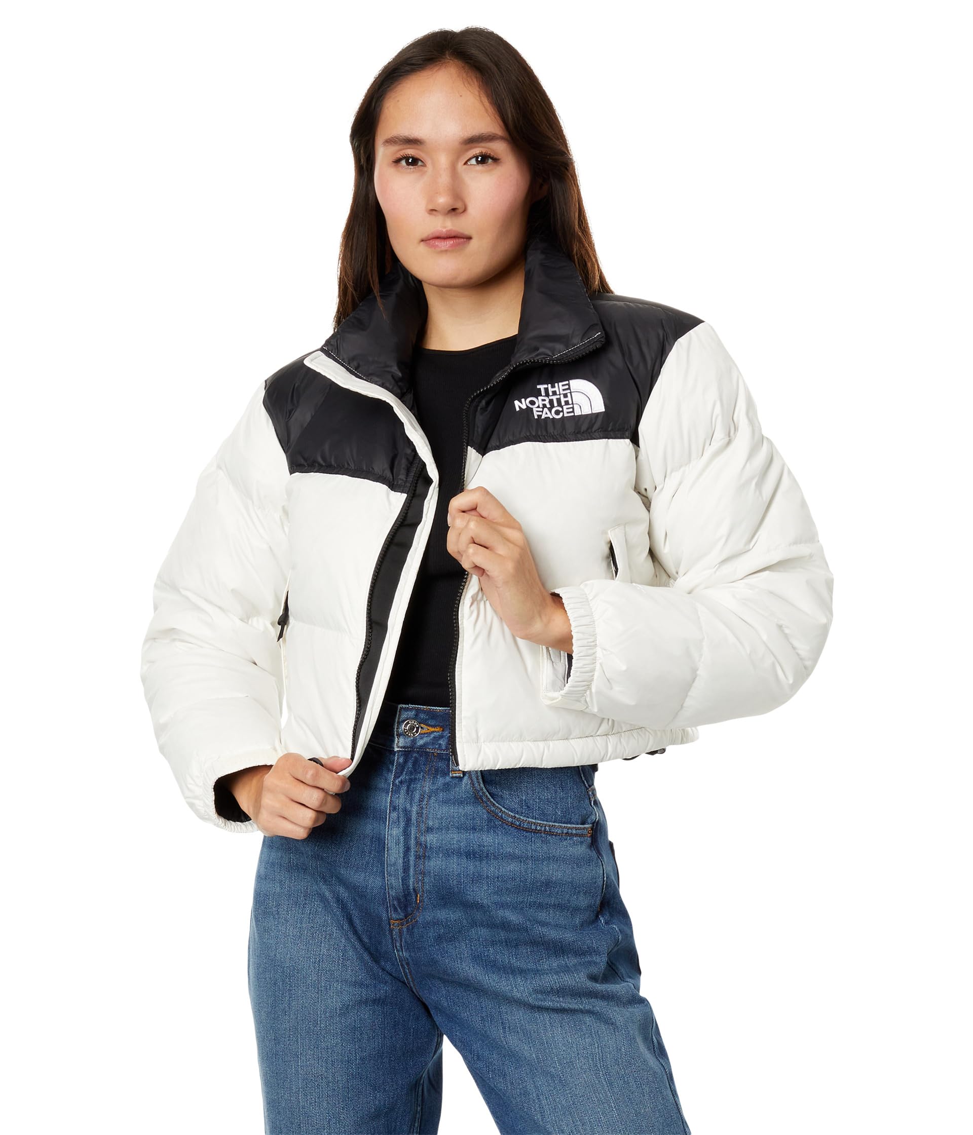 【THE NORTH FACE】 NUPTSE SHORT JACKET ROSE TAN The North Face Women's Nuptse Short Jacket Rose Tan - SS23 - US